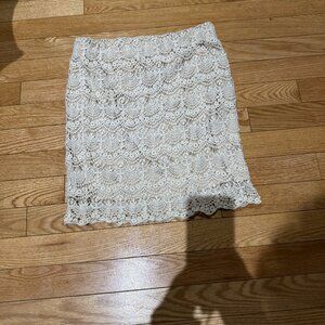 White and mesh skirt - Hot and delicious M